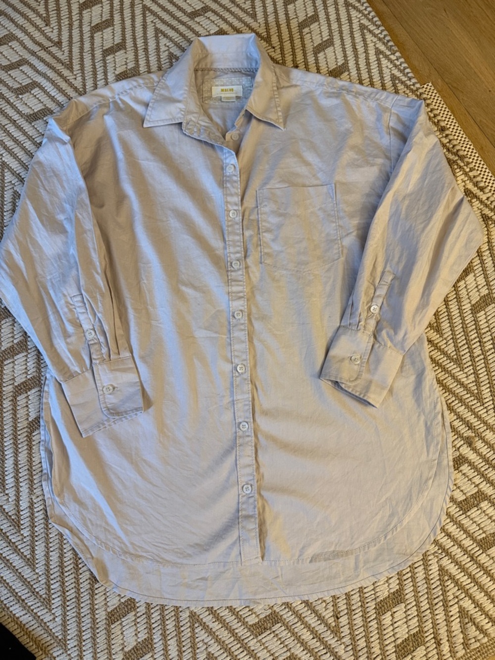 Maeve by Anthropologie Long-Sleeve Button-Down Shirt size XS